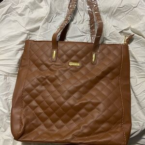 Joy & Iman leather shoulder bag